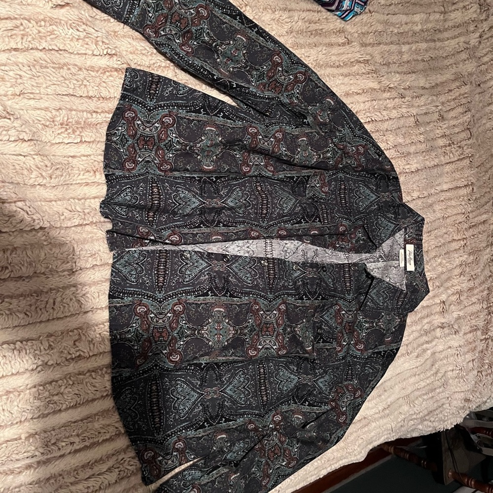 Van Heusen Black rodeo shirt